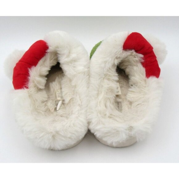 American Eagle AE The Grinch Who Stole Christmas Scuff Slippers SIZE 8 FUN! - Picture 4 of 7